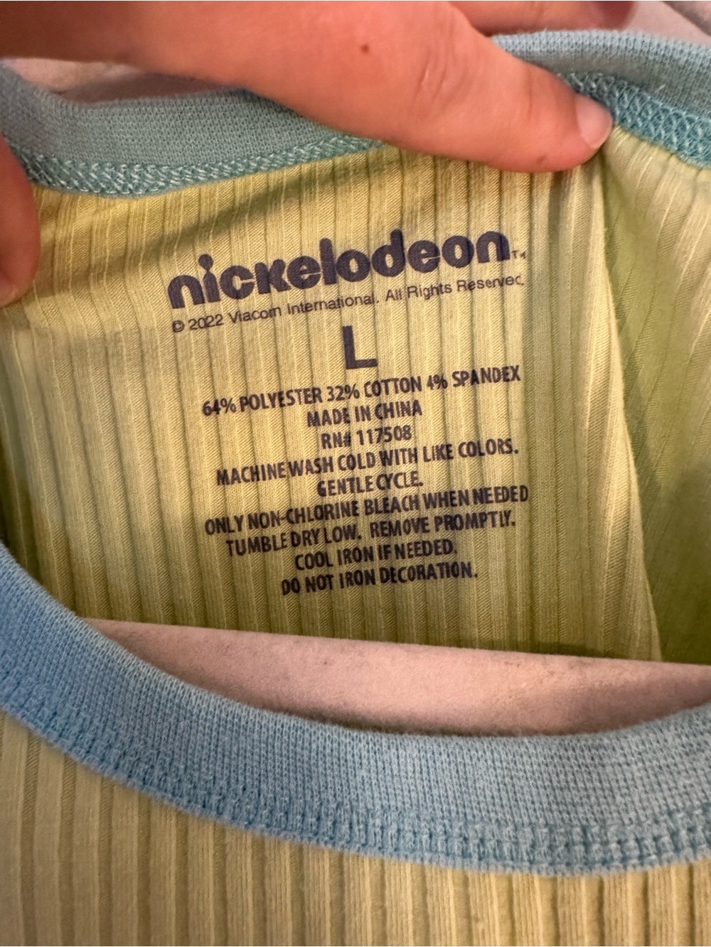 Nickelodeon Rocket Power Green Ribbed Tank - Picture 2 of 3